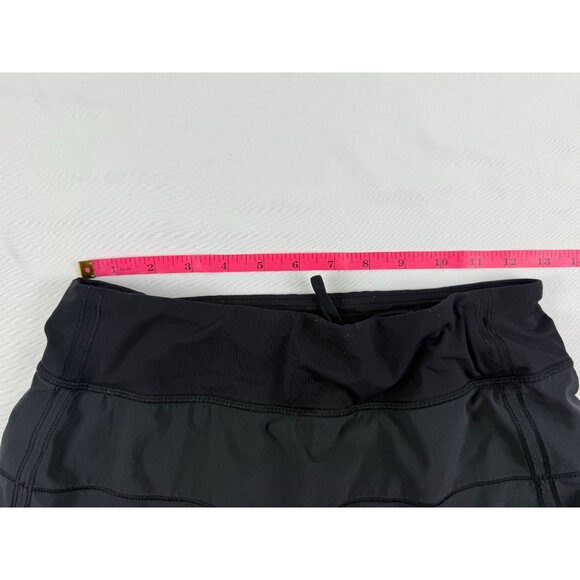 Lululemon Pace Rival Skirt Skort (Regular) *4-way Stretch 13" Black LW8A78 Sz 4 - Picture 8 of 9